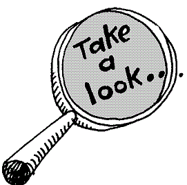 Take a look magnifying glass