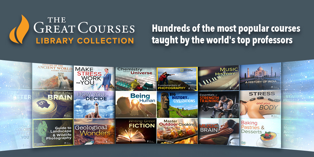 The Great Courses Library Collection: Hundreds of the most popular courses taught by the world's top professors