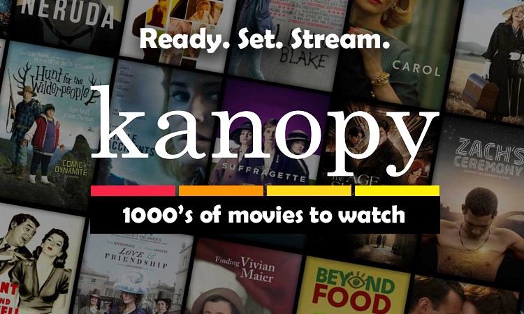 Kanopy: 1000's of movies to watch. Ready, Set, Stream!